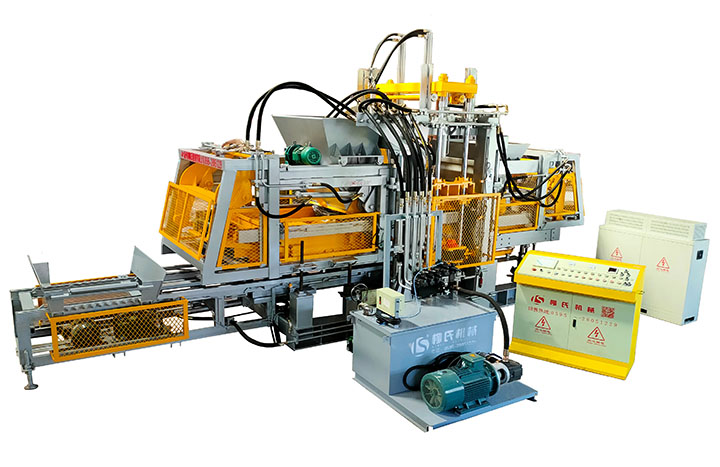 LS—?dú)W版系列PC仿石磚機(jī)、透水磚機(jī)、路沿石磚機(jī)等多功能一體機(jī)