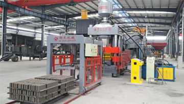 液壓磚機處理固廢、泥巴磚