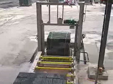 自動收磚機、碼垛機帶浸水效果